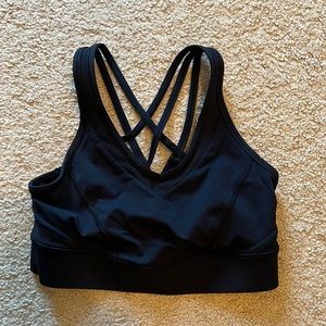 Black Lululemon bra